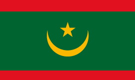 Mauritanie country flag