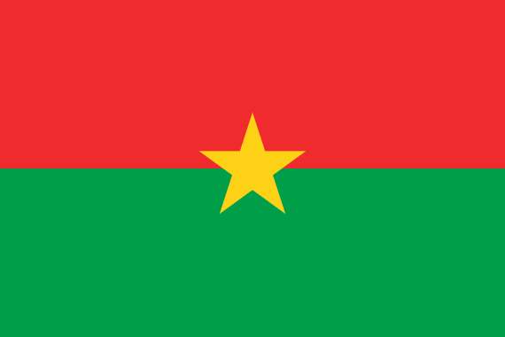 Burkina faso country flag
