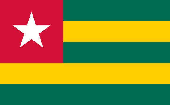Togo country flag