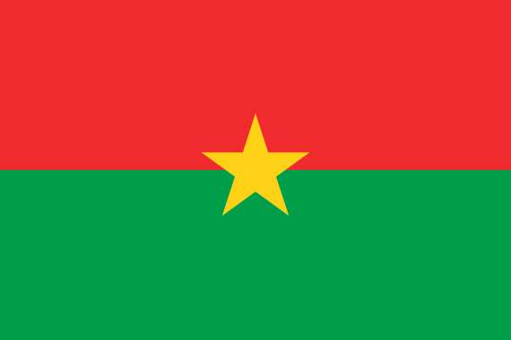 Burkina faso country flag