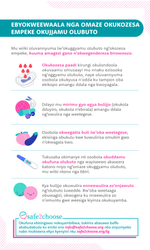 Ebifananyi ebyogera ku Ebyokweewaala nga omaze okukozesa empeke okujjamu olubuto
