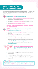 Lista de contraindicacoes a conhecer antes de usar as pílulas abortivas