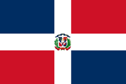 The Dominican Republic flag