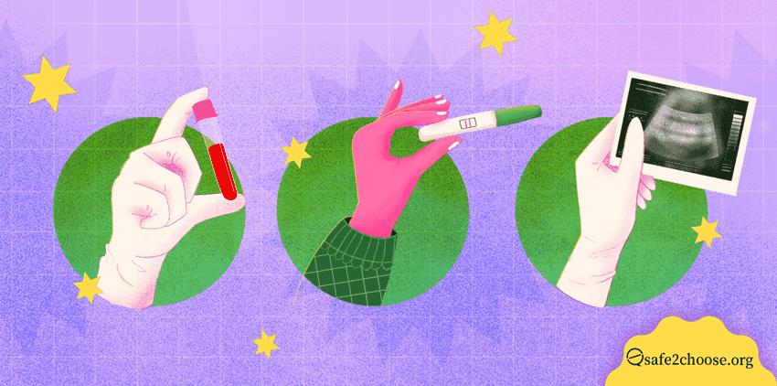 Diferentes tipos de pruebas de embarazo