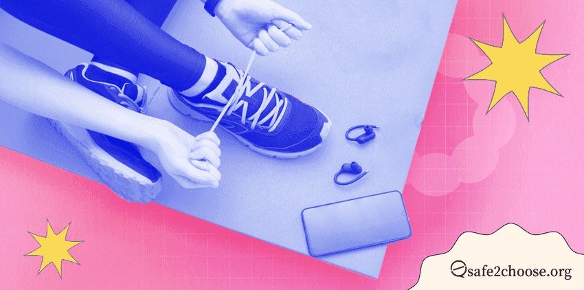 Femme faisant un exercice doux après une IVG