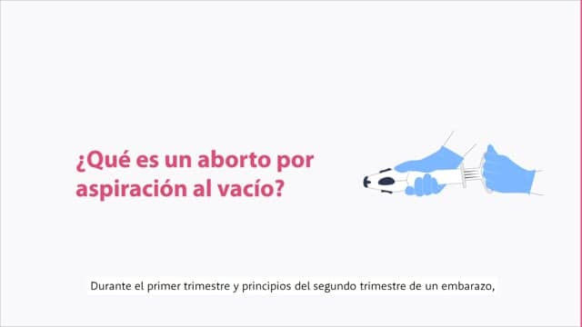 - Aborto por Aspiración Manual Endouterina al Vacío  - Español