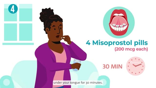 - Oyún ṣíṣẹ́ pẹ̀lú Mifepristone àti Misoprostol - English
