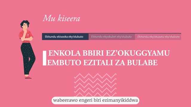 Okujjamu olubuto nga okozesa okwooza mulubuto