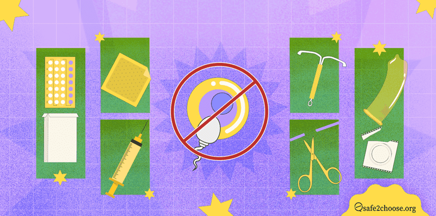 Métodos anticonceptivos opciones