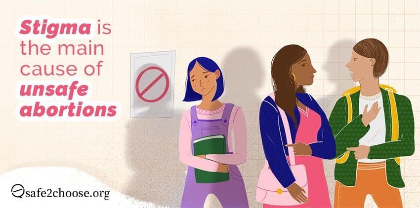 O estigma do aborto é a principal causa de abortos inseguros